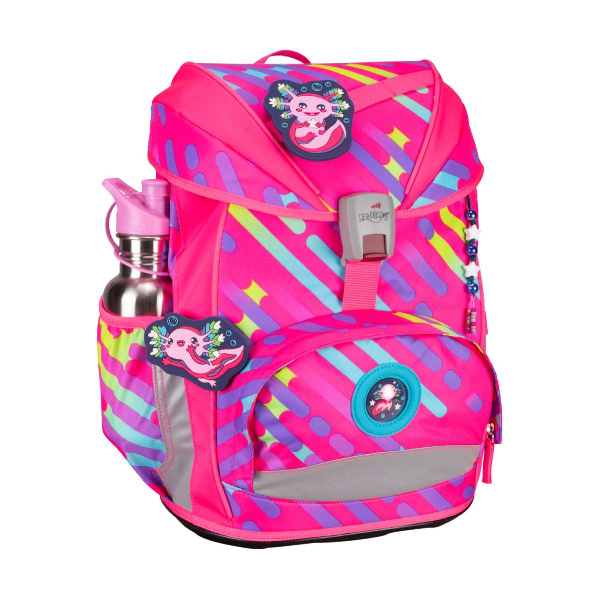 DerDieDas ErgoFlex NEON Schulranzen-Set 5tlg. Punkie