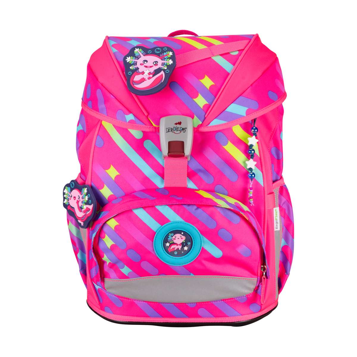 DerDieDas ErgoFlex NEON Schulranzen-Set 5tlg. Punkie