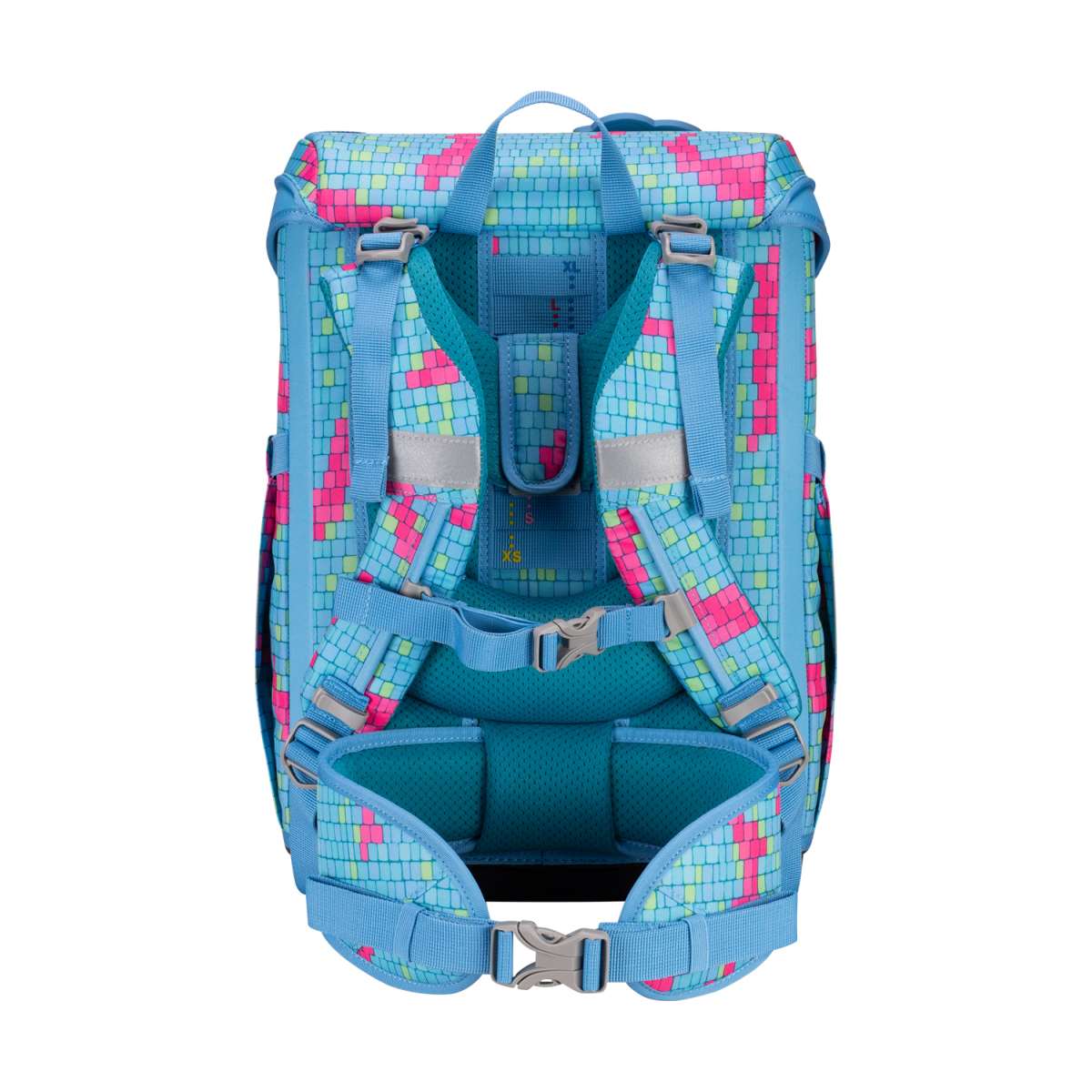 DerDieDas ErgoFlex EASY Happy Pixel Schulranzen-Set 5tlg.