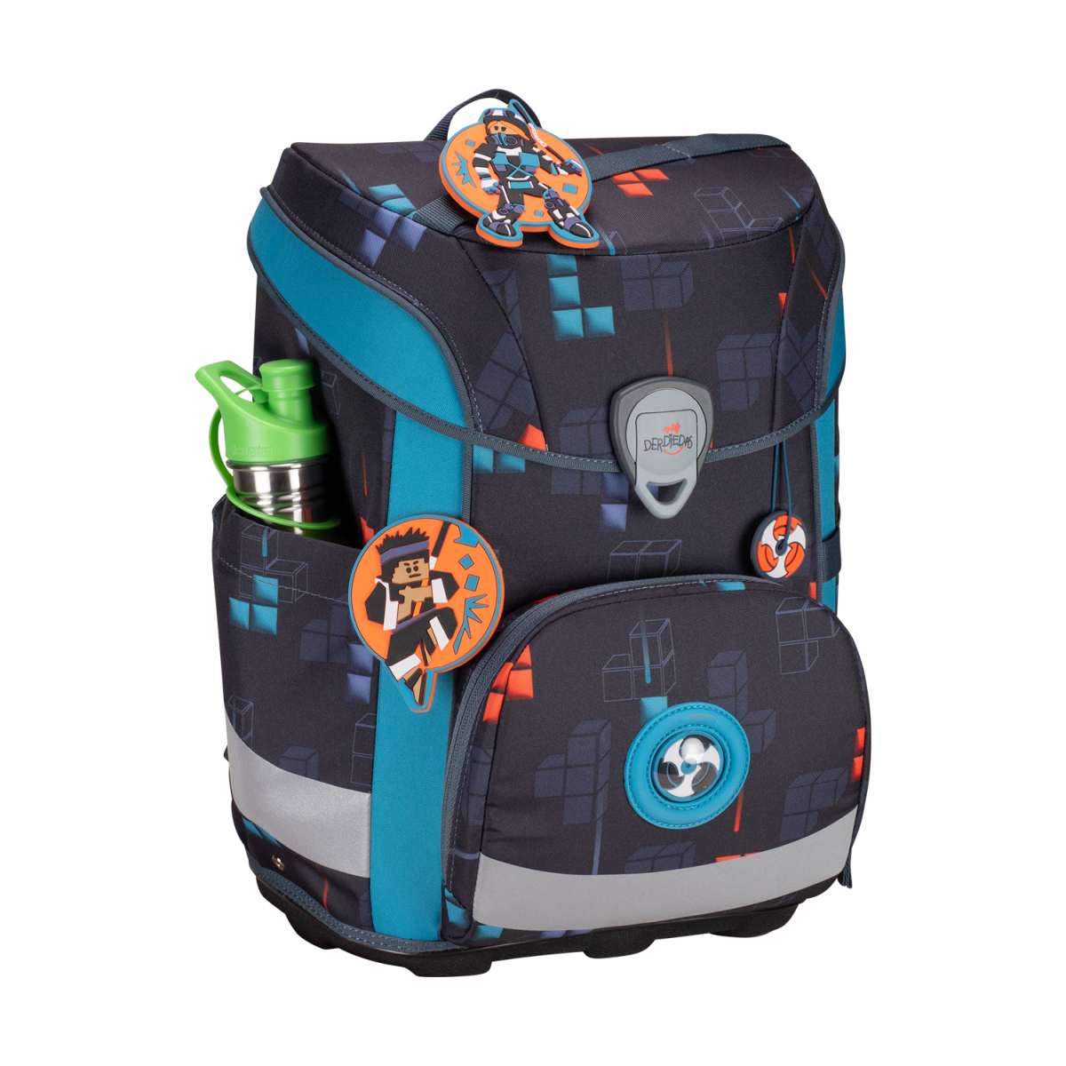 DerDieDas ErgoFlex EASY Ninja Fighter Schulranzen-Set 5tlg.
