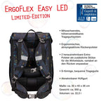 DerDieDas ErgoFlex EASY LED Crazy Schulranzen-Set 5tlg.