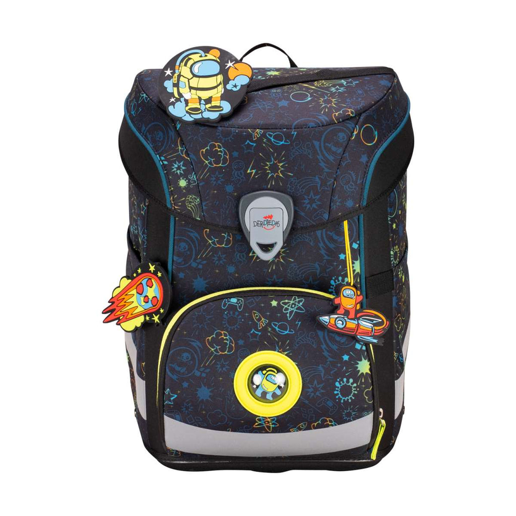 DerDieDas ErgoFlex EASY LED Crazy Schulranzen-Set 5tlg.