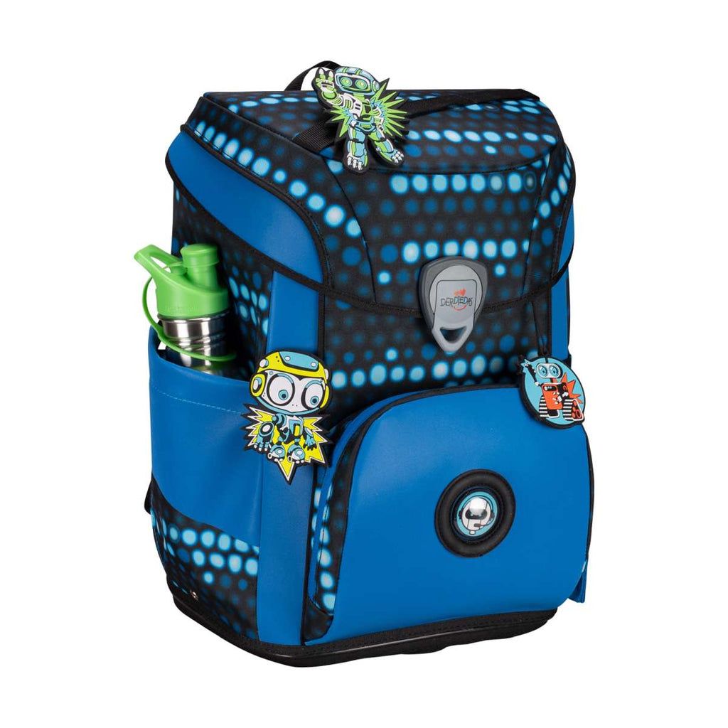 DerDieDas ErgoFlex EASY Superflash Blue Robot Schulranzen-Set 5tlg.