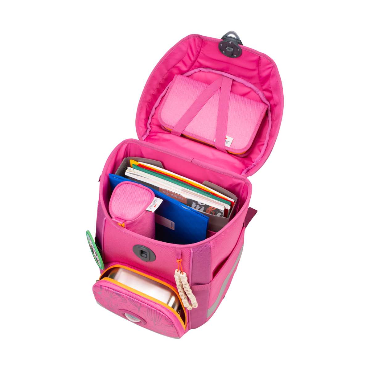 DerDieDas ErgoFlex EASY ECO Pink Planet Schulranzen-Set 5tlg.