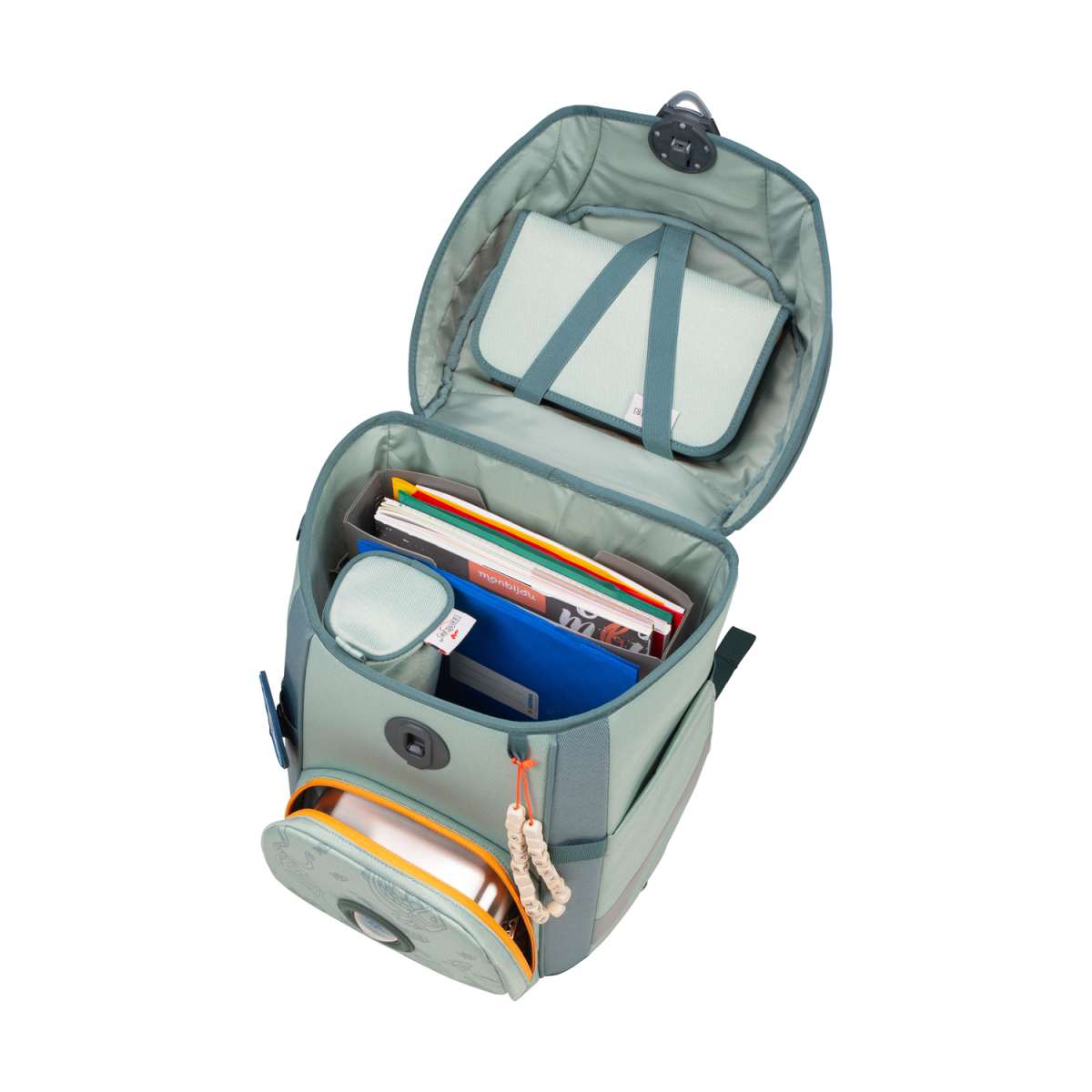 DerDieDas ErgoFlex EASY ECO Grey Planet Schulranzen-Set 5tlg.