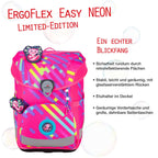 DerDieDas ErgoFlex EASY NEON Punkie Schulranzen-Set 5tlg.