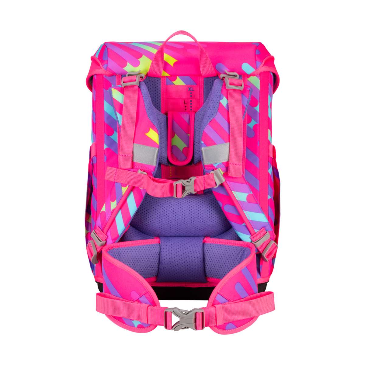 DerDieDas ErgoFlex EASY NEON Punkie Schulranzen-Set 5tlg.
