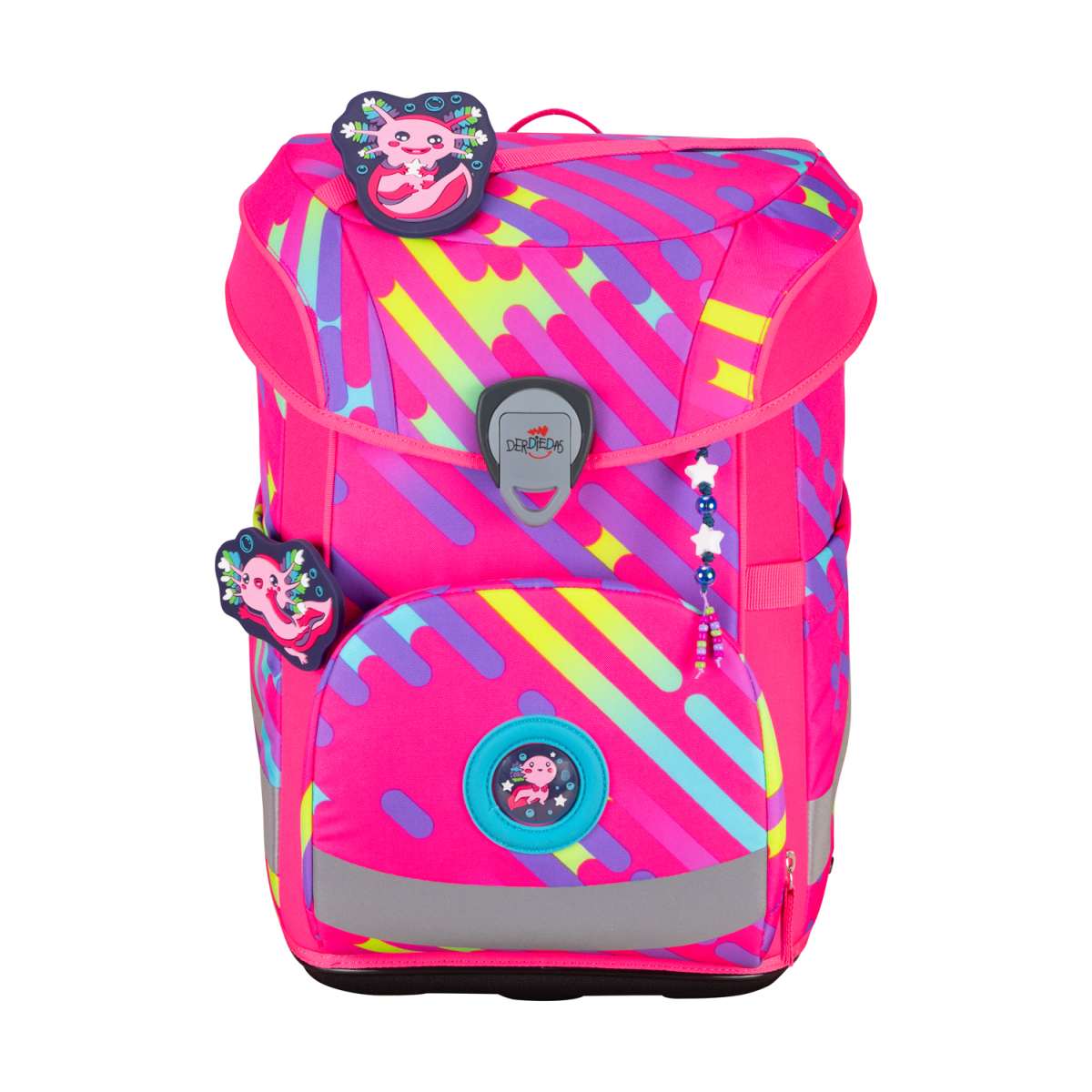 DerDieDas ErgoFlex EASY NEON Punkie Schulranzen-Set 5tlg.