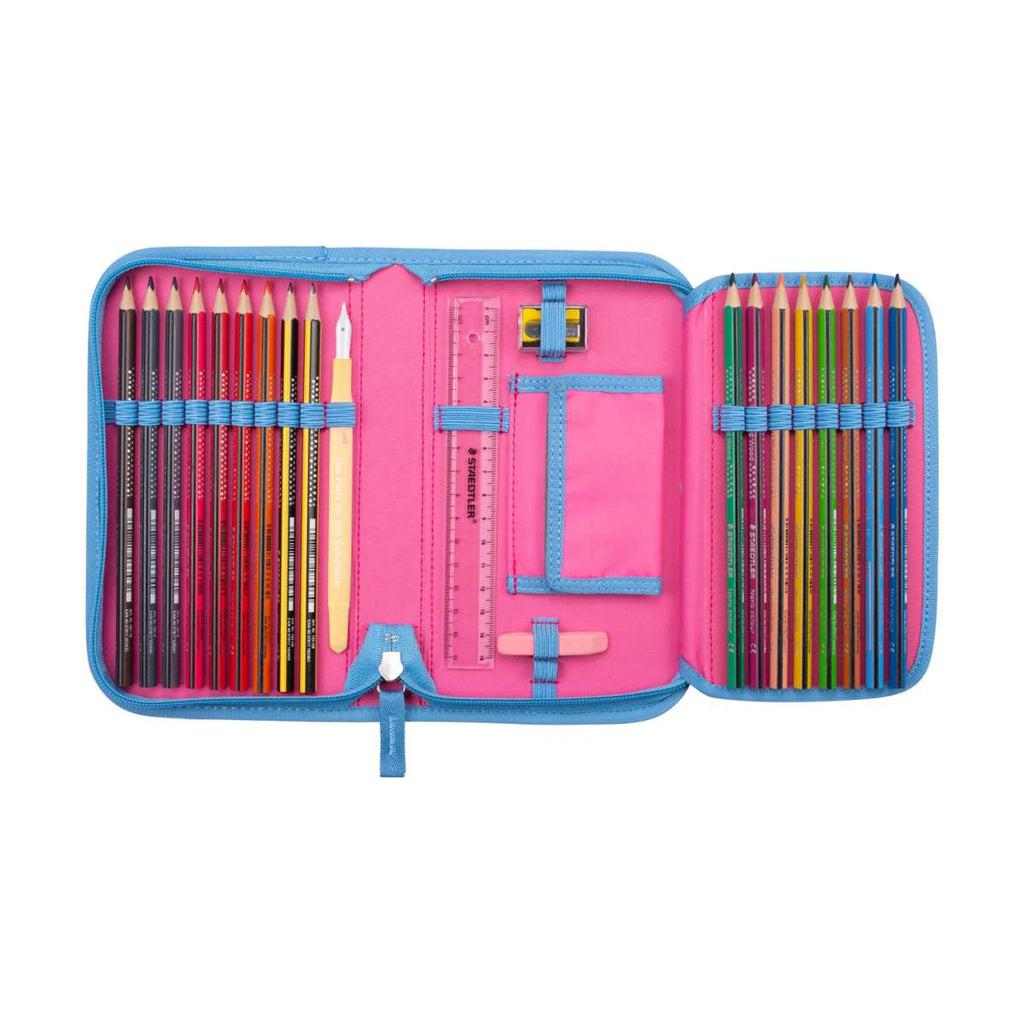 DerDieDas ErgoFlex Tiny Schulranzen-Set Happy Pixel 5tlg.
