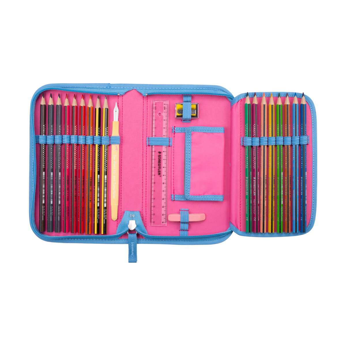 DerDieDas ErgoFlex Tiny Schulranzen-Set Happy Pixel 5tlg.