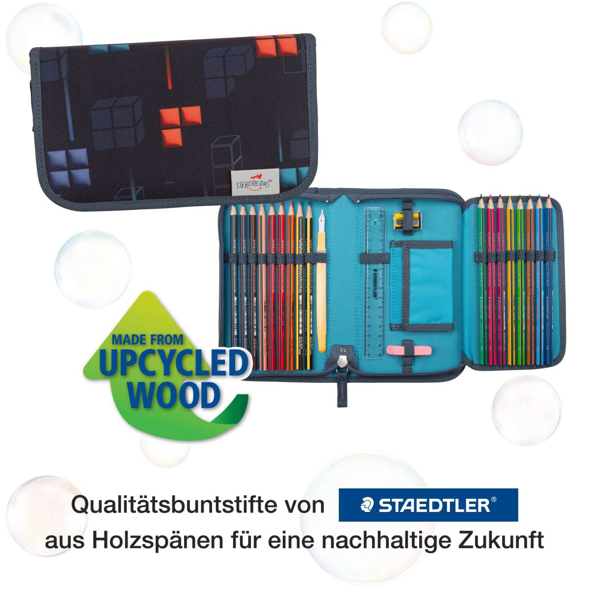 DerDieDas ErgoFlex Tiny Schulranzen-Set Ninja Fighter 5tlg.