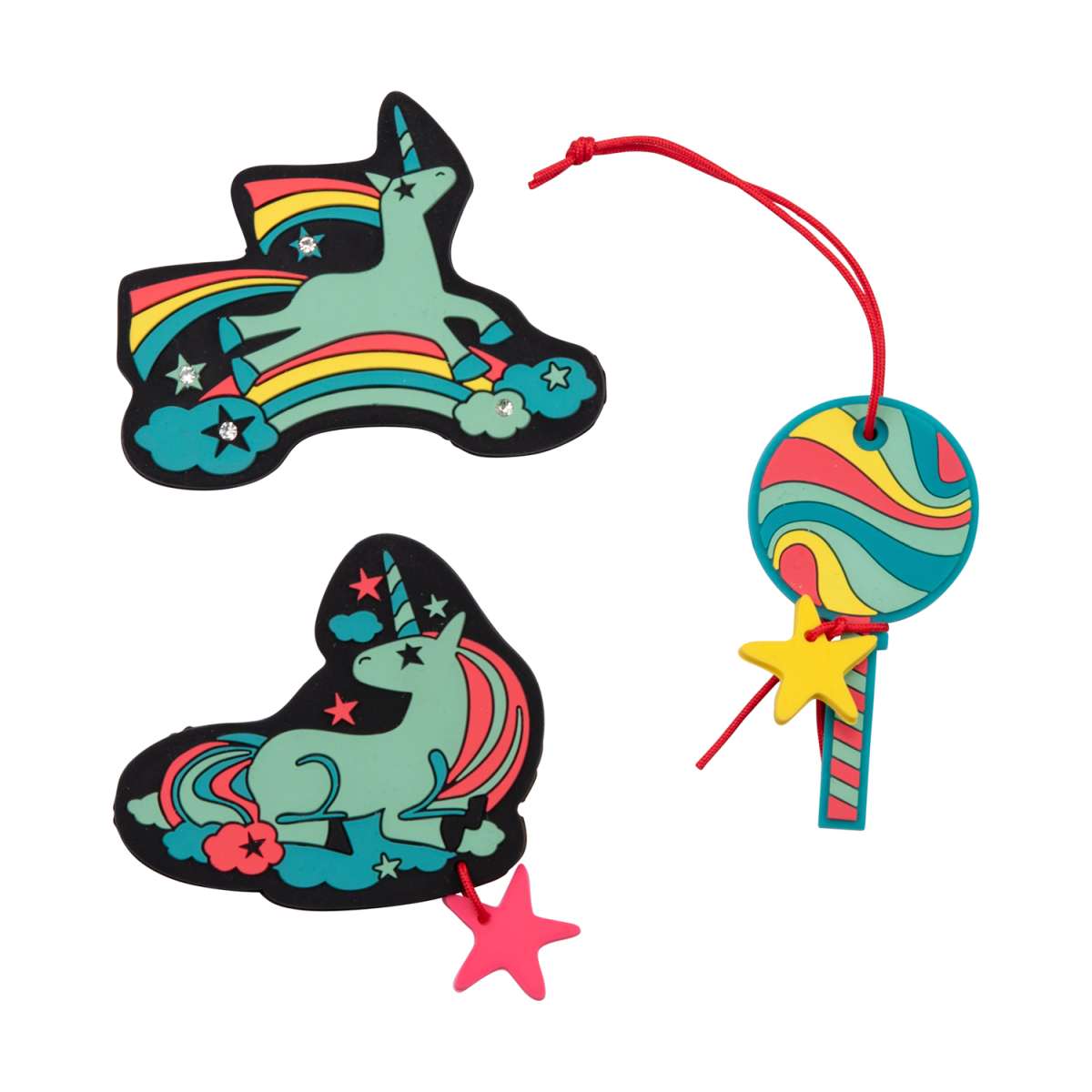 DerDieDas ErgoFlex Tiny LED Schulranzen-Set Rainbow Star 5tlg.
