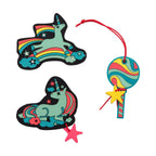 DerDieDas ErgoFlex LED Schulranzen-Set 5tlg. Rainbow Star