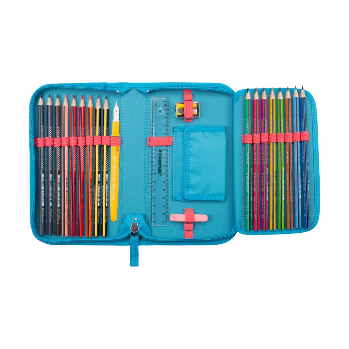 DerDieDas ErgoFlex Tiny LED Schulranzen-Set Rainbow Star 5tlg.