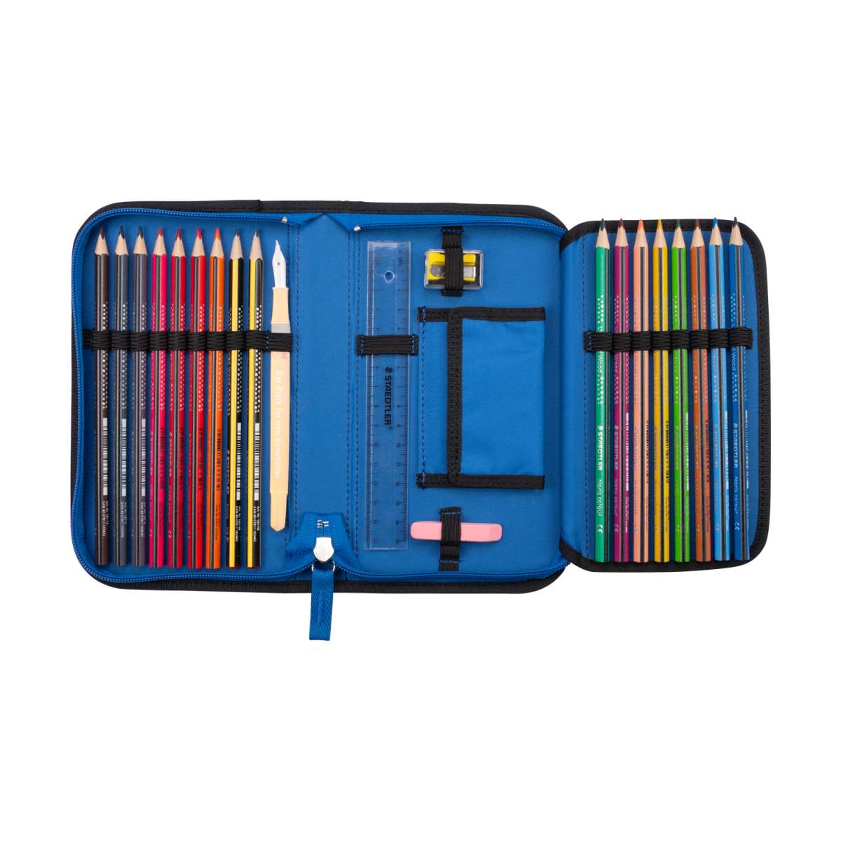 DerDieDas ErgoFlex Tiny Superflash Schulranzen-Set Blue Robot 5tlg.