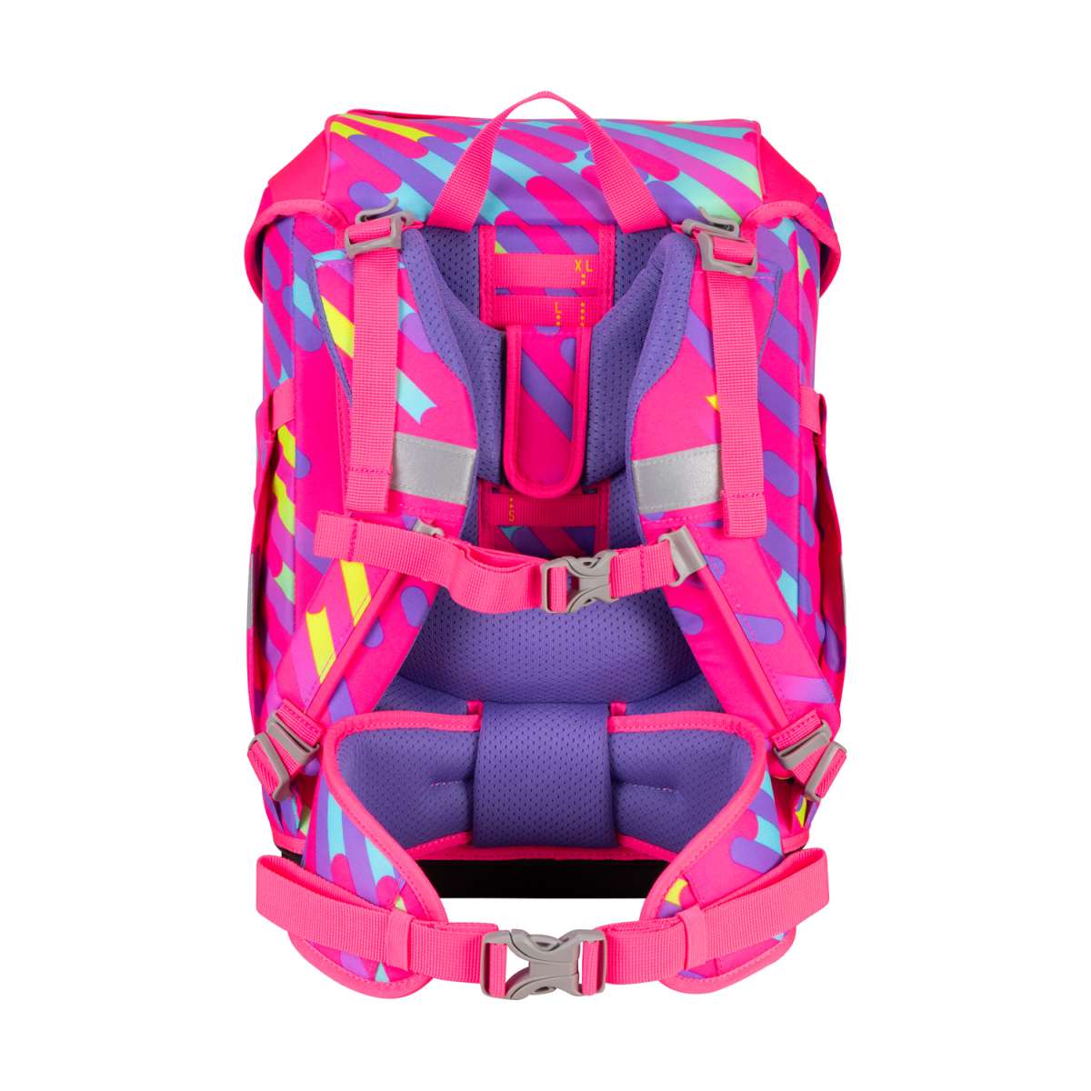 DerDieDas ErgoFlex Tiny NEON Schulranzen-Set Punkie 5tlg.