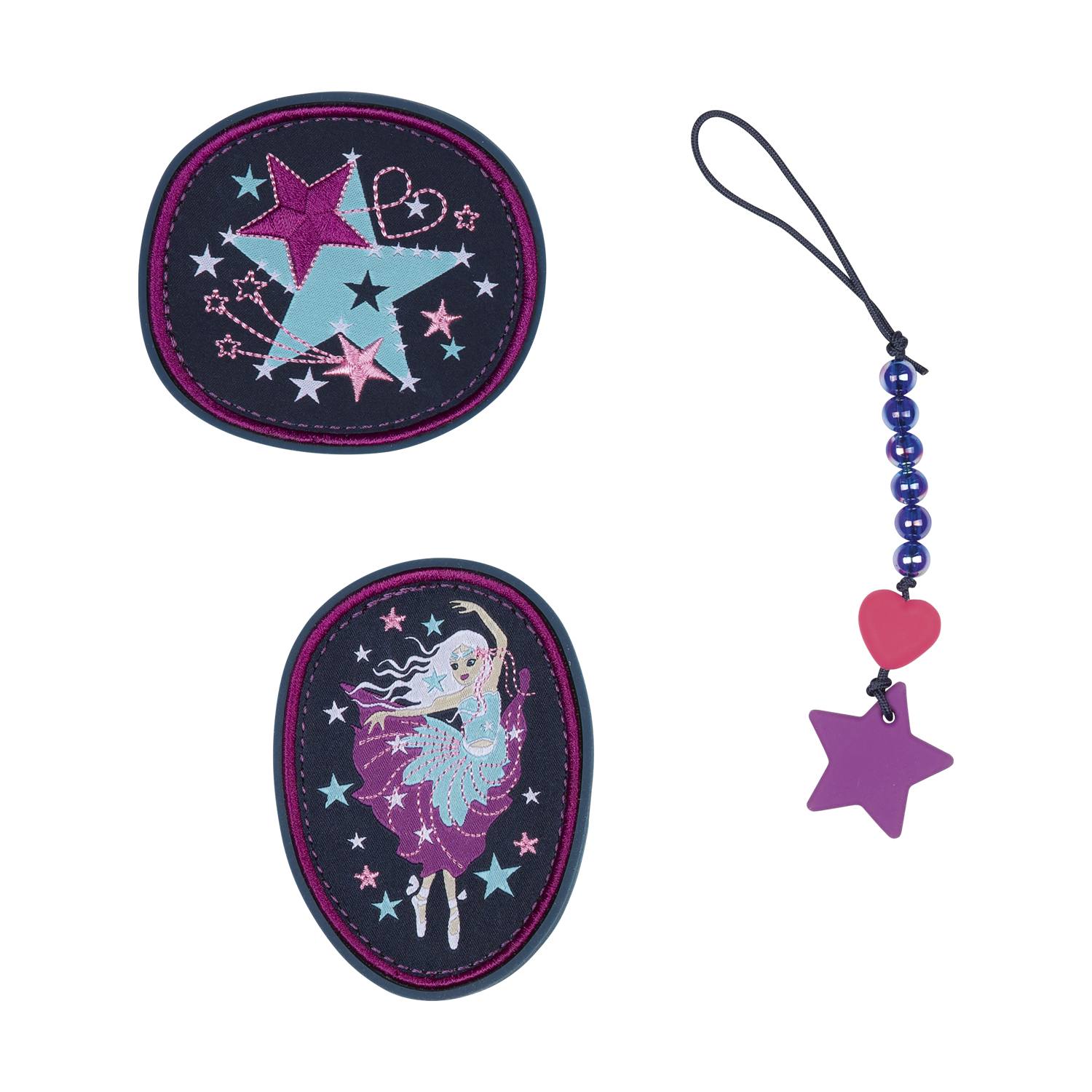 DerDieDas ErgoFlex Tiny LED Schulranzen-Set Dancing Star 5tlg.