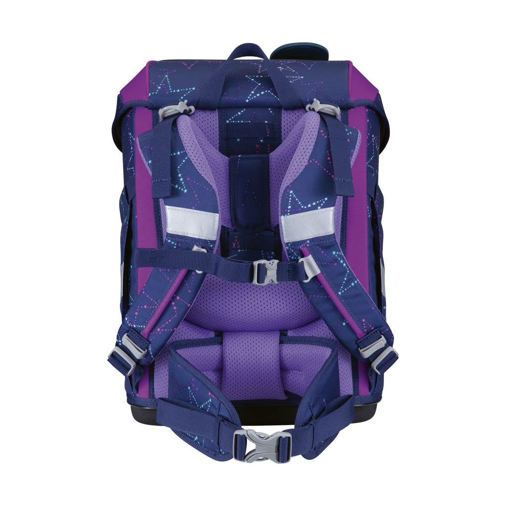 DerDieDas ErgoFlex Tiny LED Schulranzen-Set Dancing Star 5tlg.