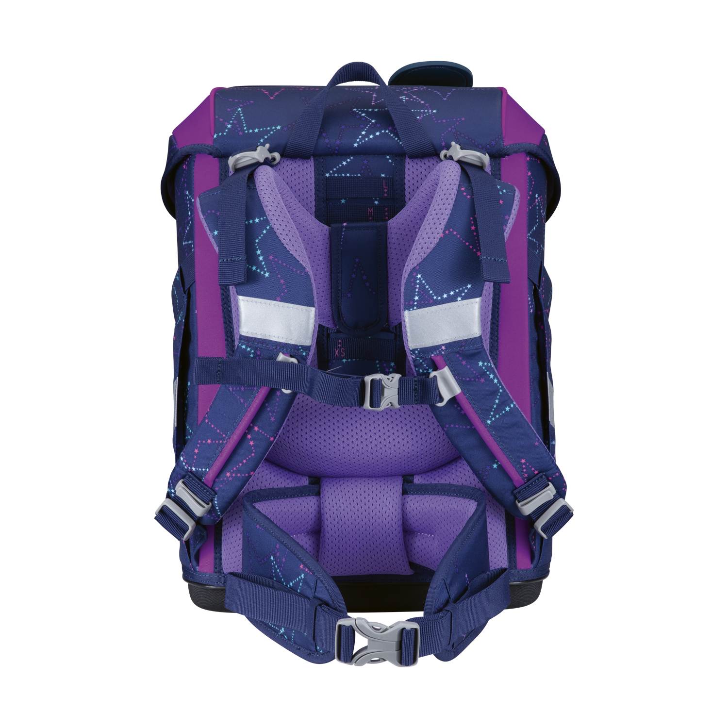 DerDieDas ErgoFlex Tiny LED Schulranzen-Set Dancing Star 5tlg.