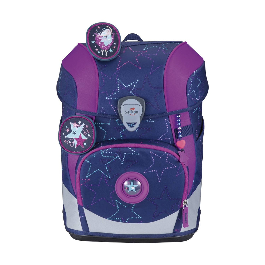 DerDieDas ErgoFlex Tiny LED Schulranzen-Set Dancing Star 5tlg.