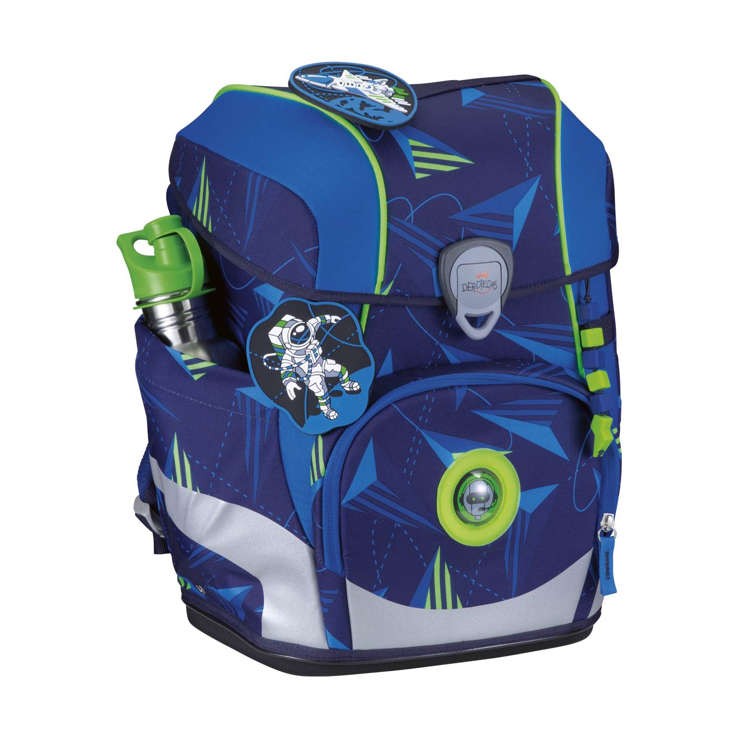 DerDieDas ErgoFlex Tiny LED Schulranzen-Set Moon Mission 5tlg.