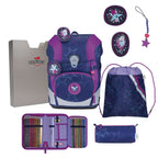 DerDieDas ErgoFlex Tiny LED Schulranzen-Set Dancing Star 5tlg.