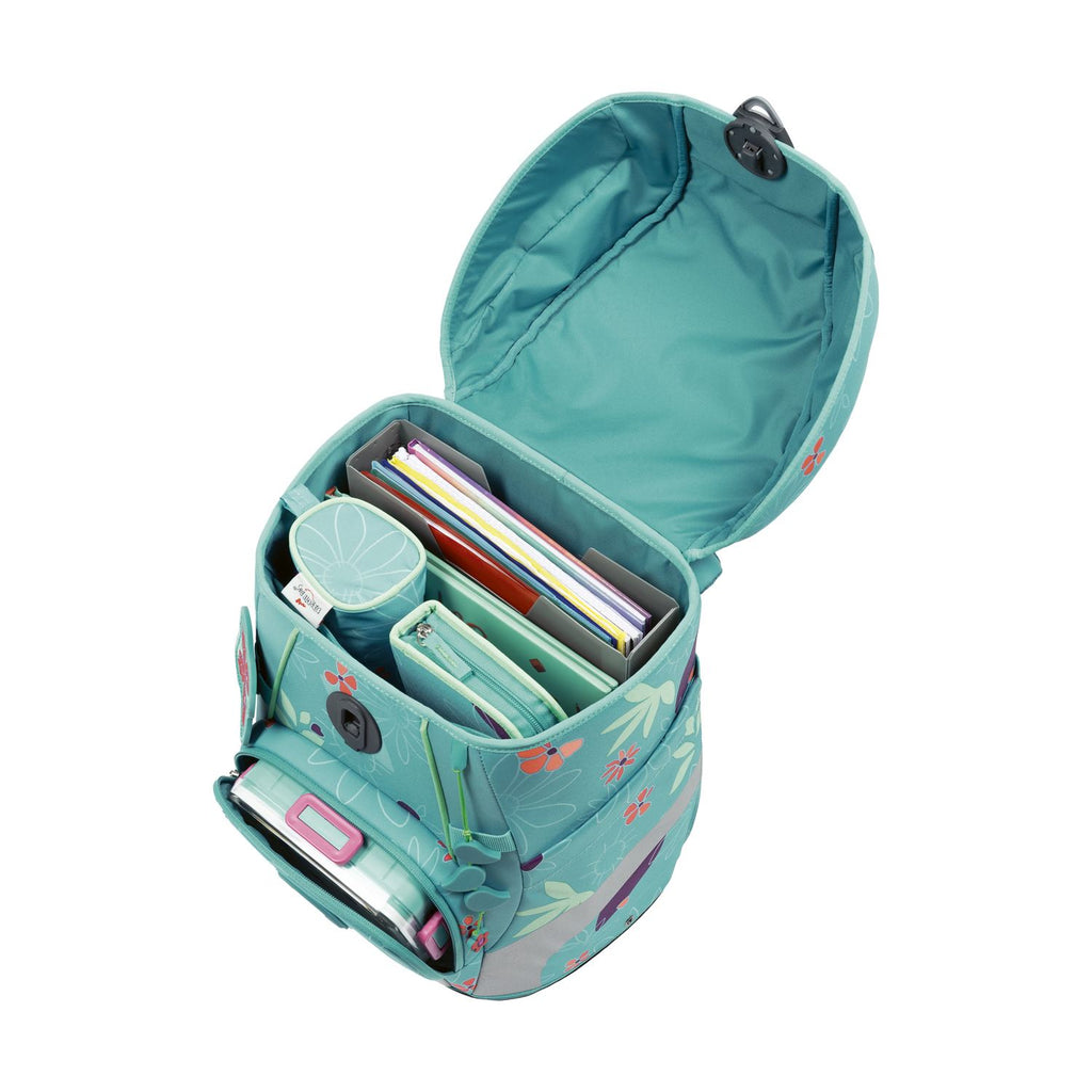 DerDieDas ErgoFlex Tiny Schulranzen-Set Butterfly Garden 5tlg.