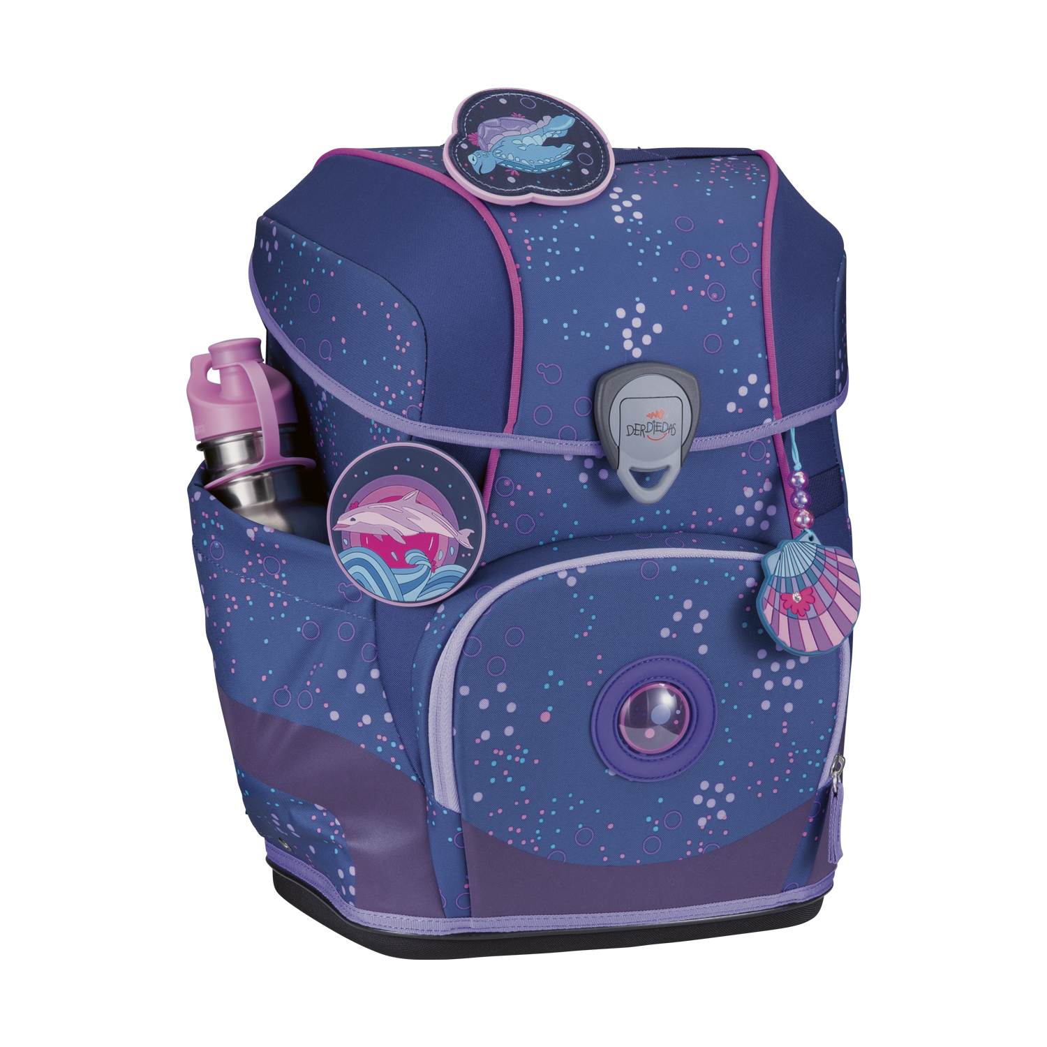 DerDieDas ErgoFlex Tiny Schulranzen-Set Deep Ocean 5tlg.