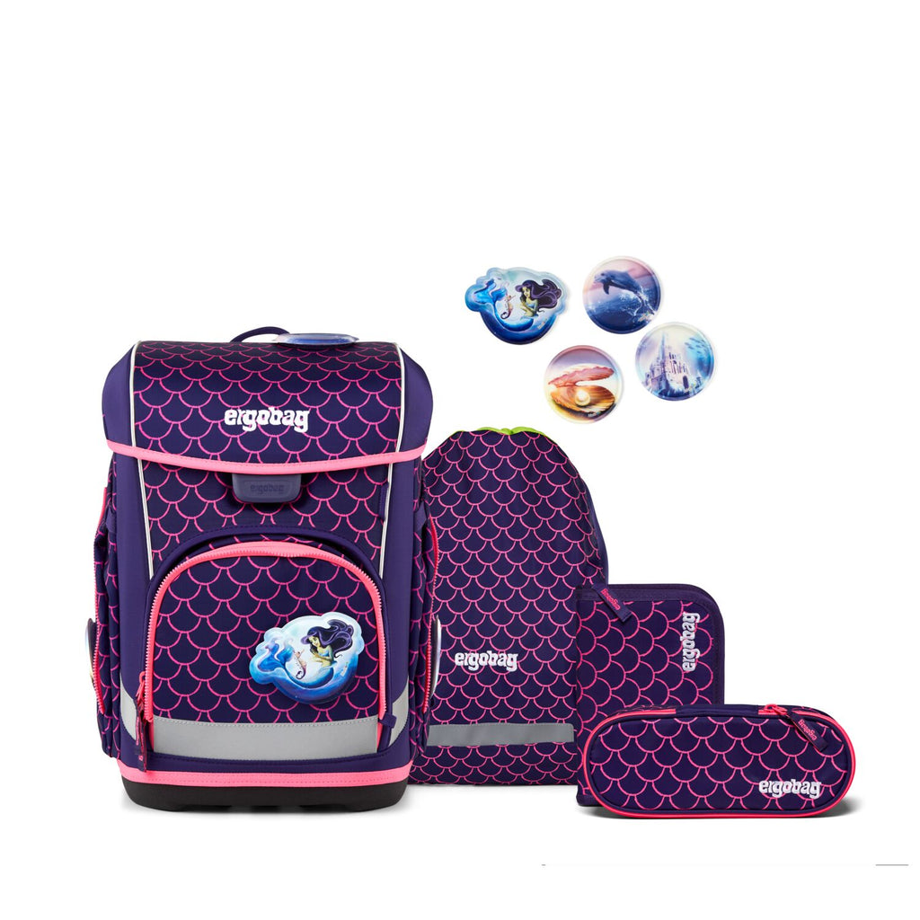 Ergobag Cubo Light Schulranzenset 5tlg. Perlentauchbär 2026