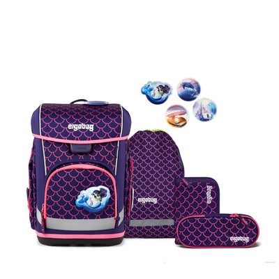 Ergobag Cubo Light Schulranzenset 5tlg. Perlentauchbär 2026