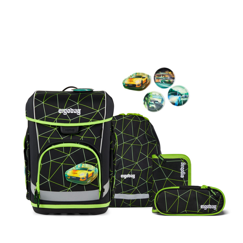 Ergobag Cubo Light Schulranzenset 5tlg. CyBär Race 2026