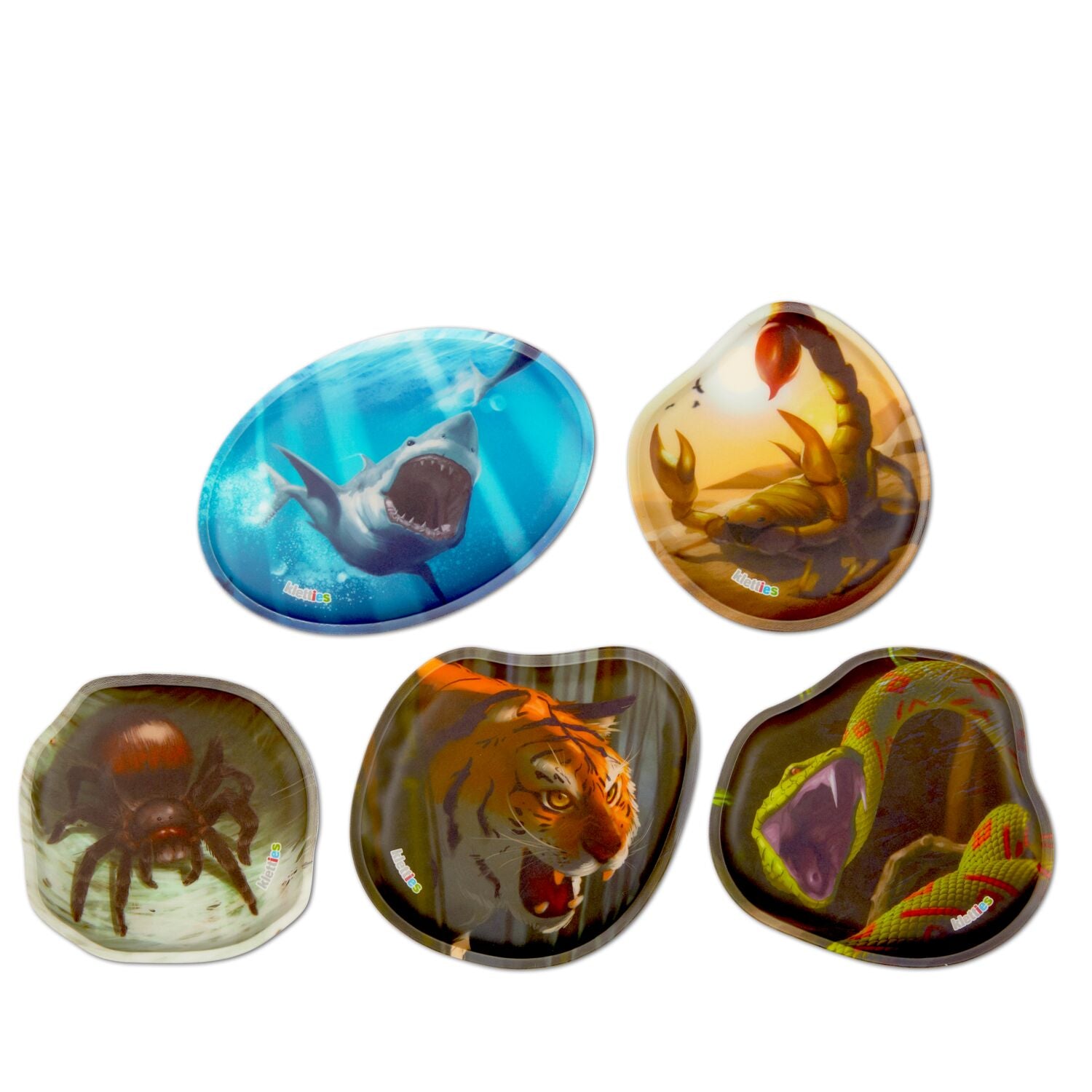 Ergobag Kletties Set (5-teilig) Gefährliche Tiere