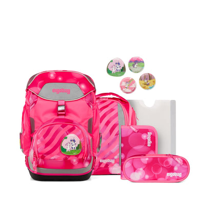Ergobag Pack Schulrucksack Set 6-teilig KuntBärbuntes Einhorn NEO 2025