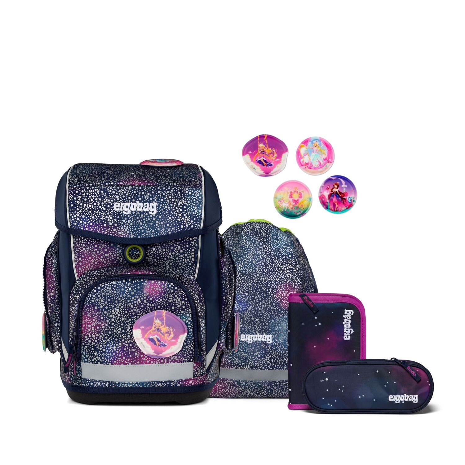 Ergobag Cubo Schulranzenset 5tlg. Bärlaxy 2025
