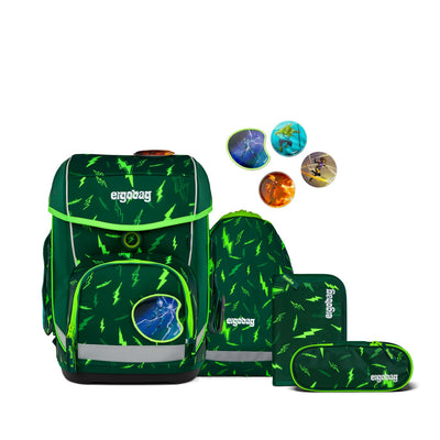 Ergobag Cubo Schulranzenset 5tlg. Bärtastisch LUMI 2025