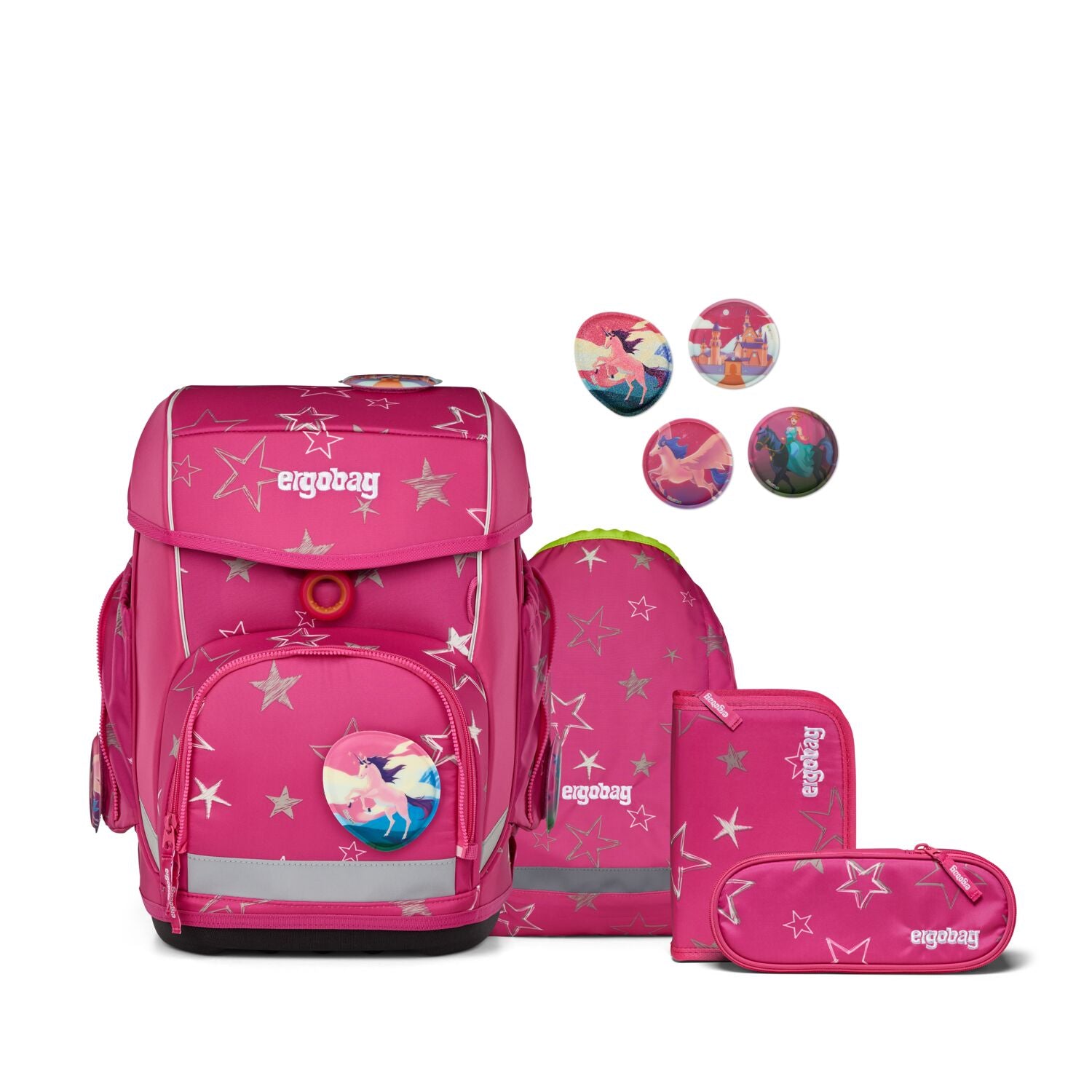 Ergobag Cubo Schulranzenset 5tlg. SternzauBär 2025