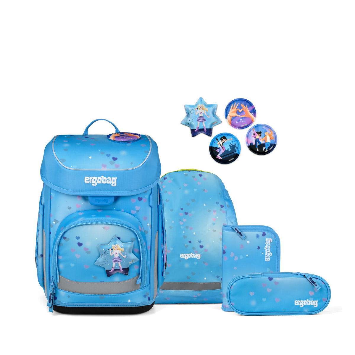 Ergobag Cubo Bühnenfieber Schulranzenset 5tlg.