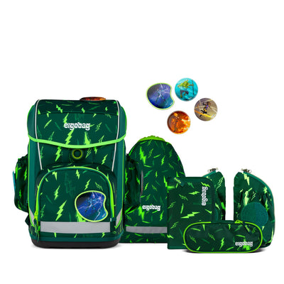 Ergobag Cubo Light Schulranzenset 6tlg. Bärtastisch LUMI 2025