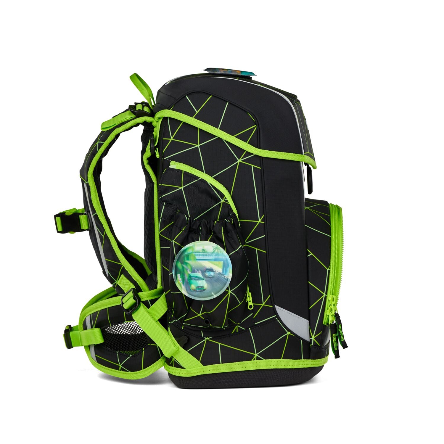 Ergobag Cubo Light Schulranzenset 5tlg. CyBär Race 2025