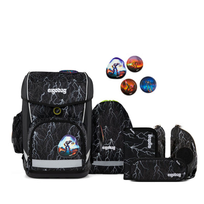 Ergobag Cubo Light Schulranzenset 6tlg. Super ReflektBär 2025