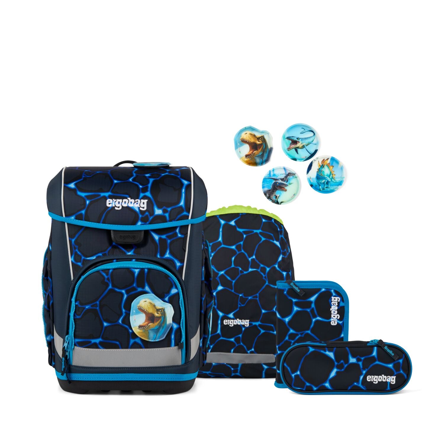 Ergobag Cubo Light Schulranzenset 5tlg. Bärassic Garden 2026