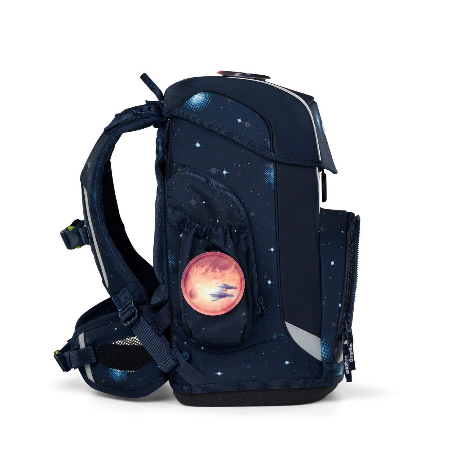Ergobag Cubo Light Schulranzenset 6tlg. KoBärnikus GALAXY GLOW 2025
