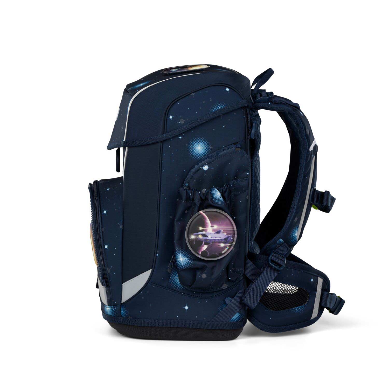 Ergobag Cubo Light Schulranzenset 6tlg. KoBärnikus GALAXY GLOW 2025