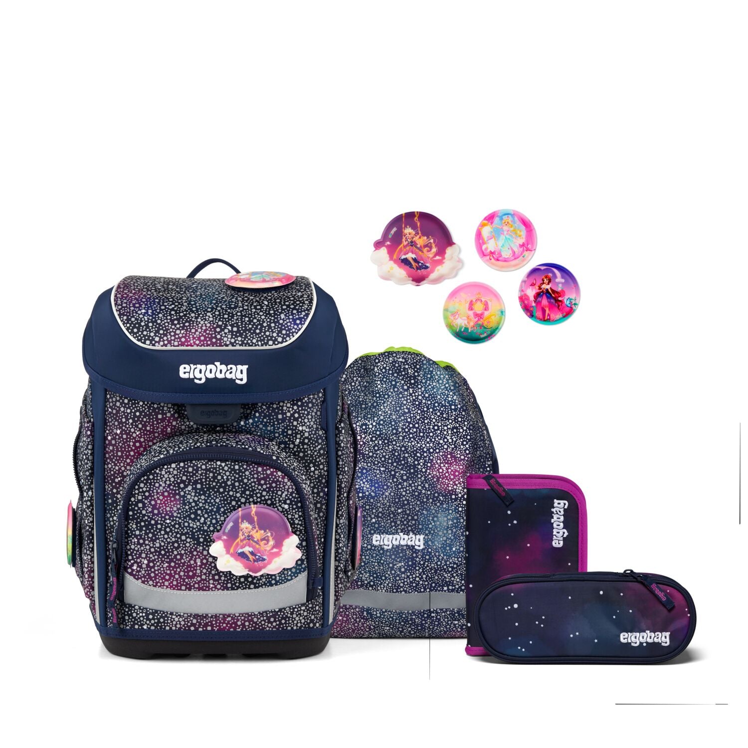 Ergobag Cubo Schulranzenset 5tlg. Bärlaxy 2026