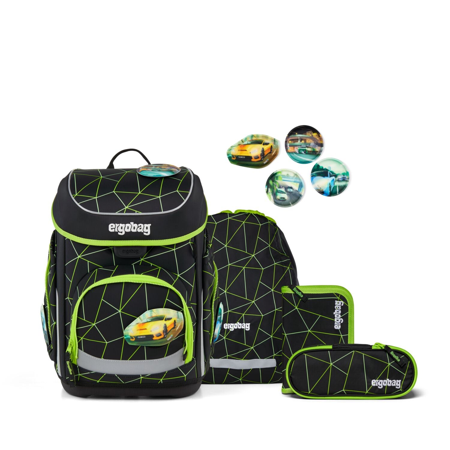 Ergobag Cubo Schulranzenset 5tlg. CyBär Race 2026