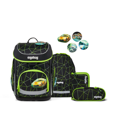 Ergobag Cubo Schulranzenset 5tlg. CyBär Race 2026