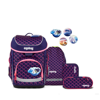 Ergobag Cubo Schulranzenset 5tlg. PerlentauchBär 2026