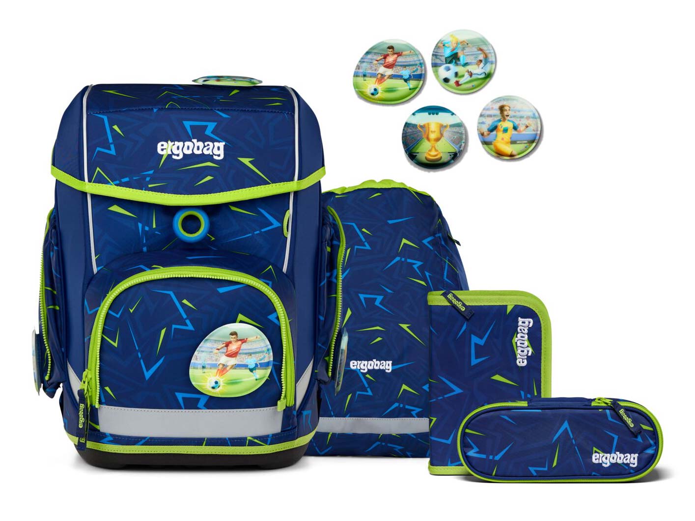 Ergobag Cubo Schulranzenset 5tlg. SpitzenreitBär 2025