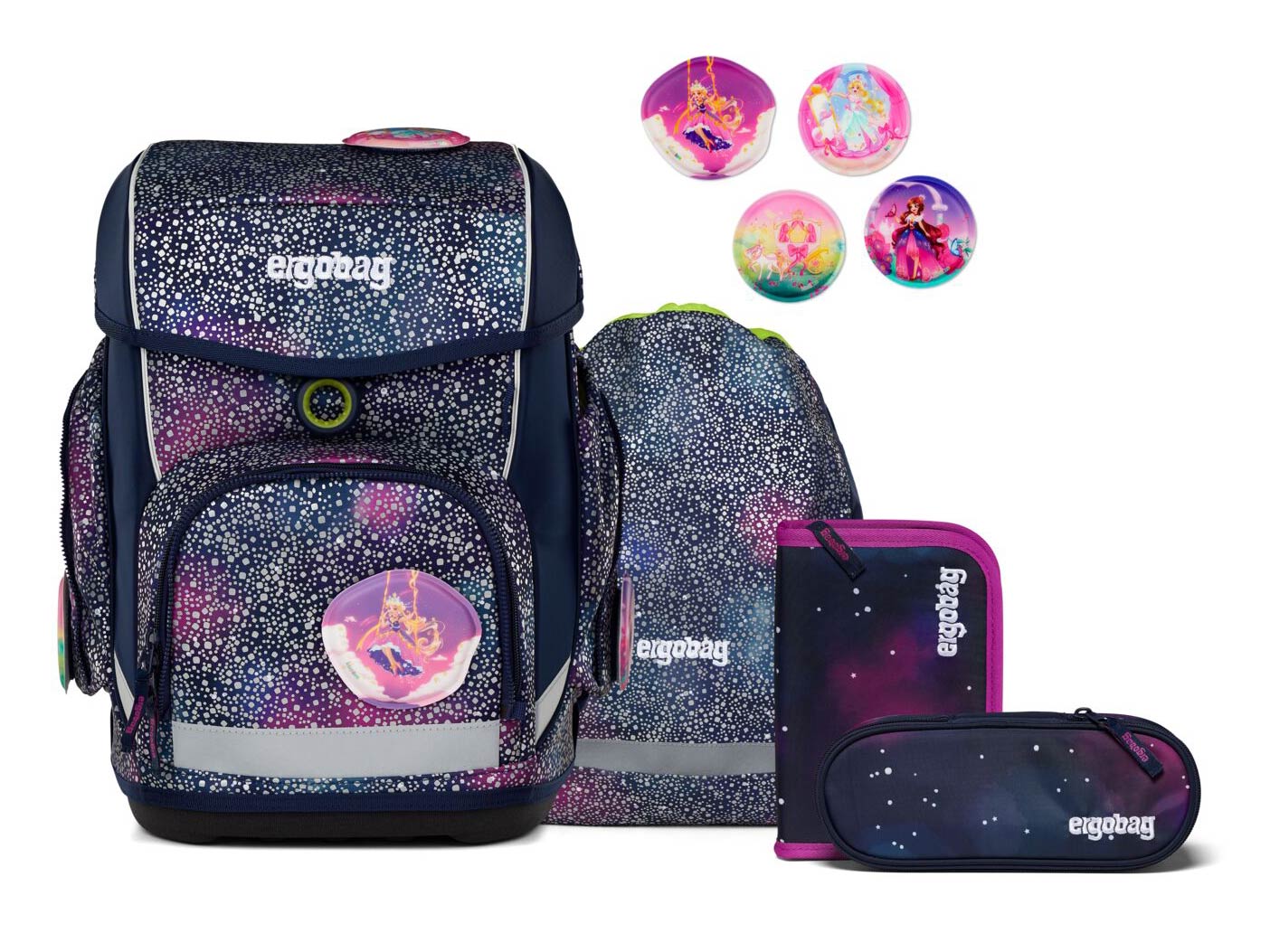 Ergobag Cubo Schulranzenset 5tlg. Bärlaxy 2025