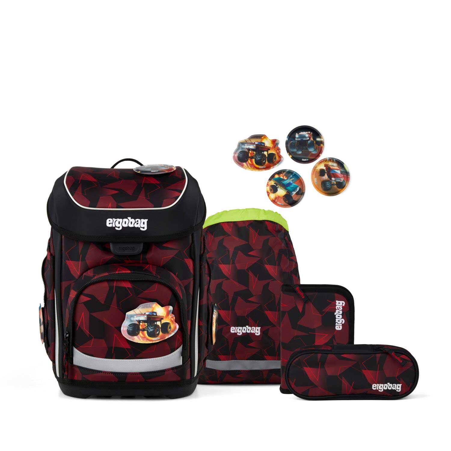 Ergobag Cubo Schulranzenset 5tlg. UnaufhaltBär